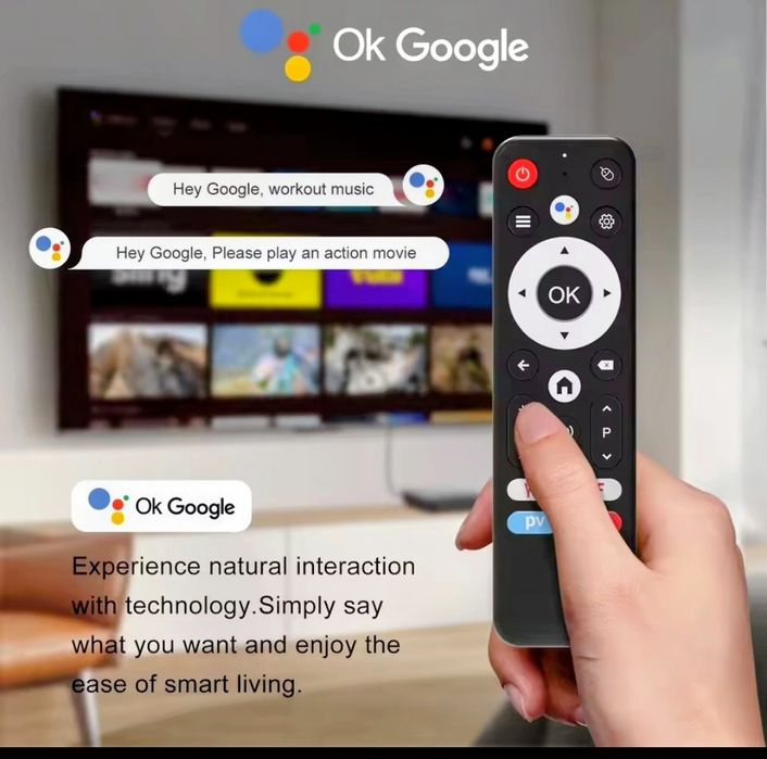 Box Android  com android 14,excelente processador, com PlayStore e comando OK Google