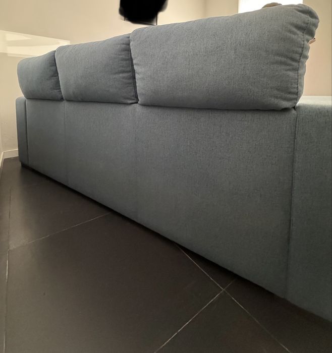 Sofá de 3 lugares Chaise Longue