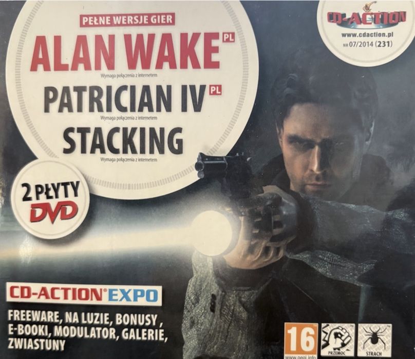 Gry CD-Action 2x DVD nr 231: Alan Wake, Patrician, Stacking