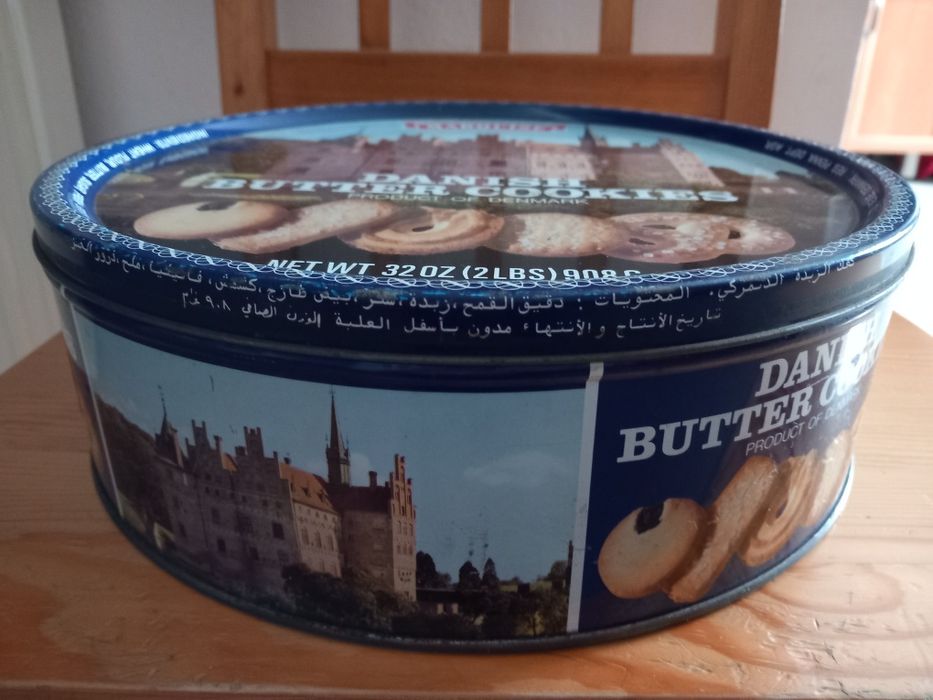 Metalowa puszka Danish Butter Cookies.