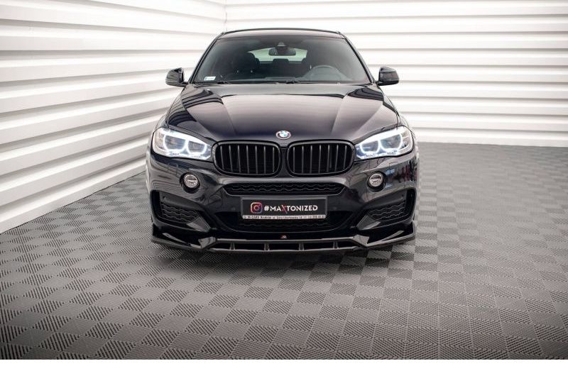 SPOILER / LIP DIANTEIRO V3 PARA BMW X6 PACK M F16 2014-2019