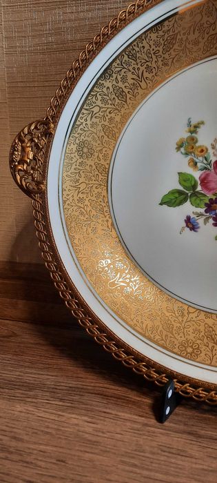 Большое винтажное праздничное блюдо Rosenthal 1950 г. Смотрите все мои объявления!