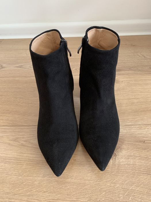 Botki czarne eleganckie Paso a Paso Valeria