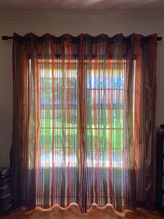 Cortinados em organza