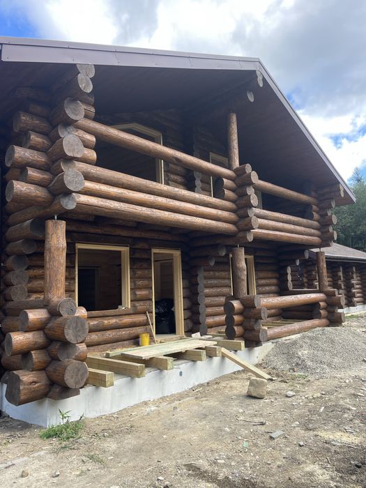 Дикий зруб, будинки з дикого зрубу, будинок з дерева