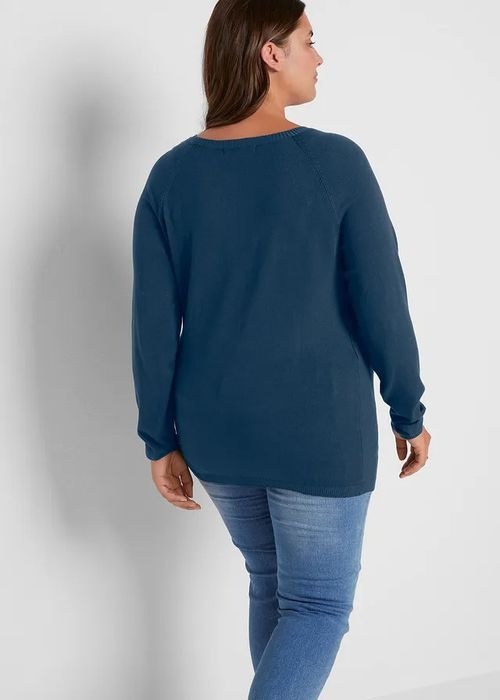 B.P.C sweter ciążowy i do karmienia granatowy ^52/54