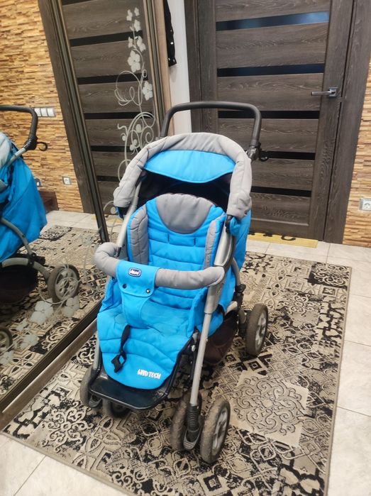 Візочок Chicco 6wd tech 2 в 1  прогулянка та люлька