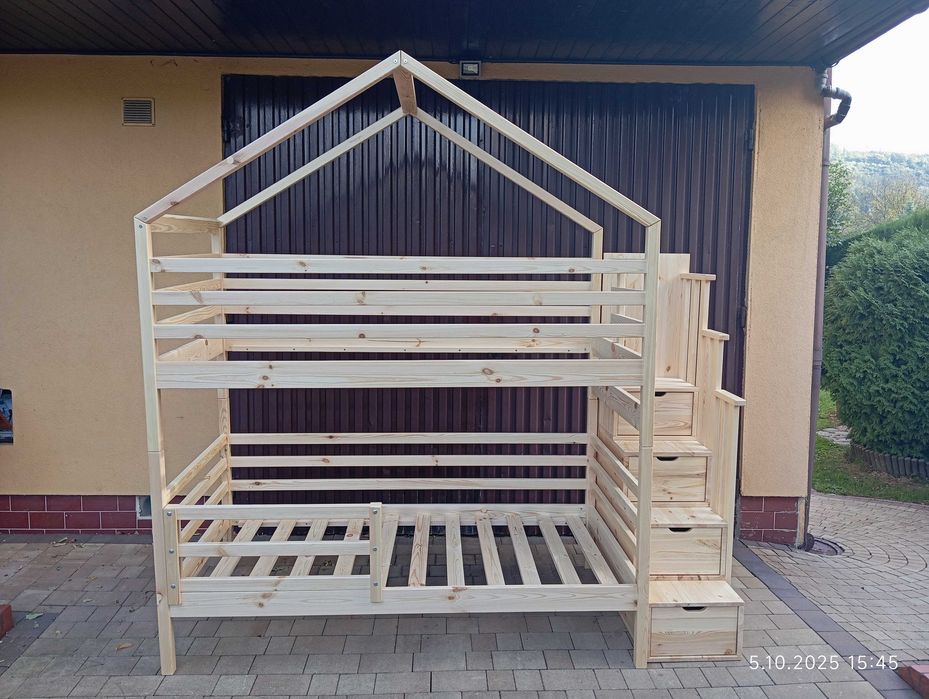 Nowe łóżko piętrowe Domek łóżka piętrowe producent wysyłka