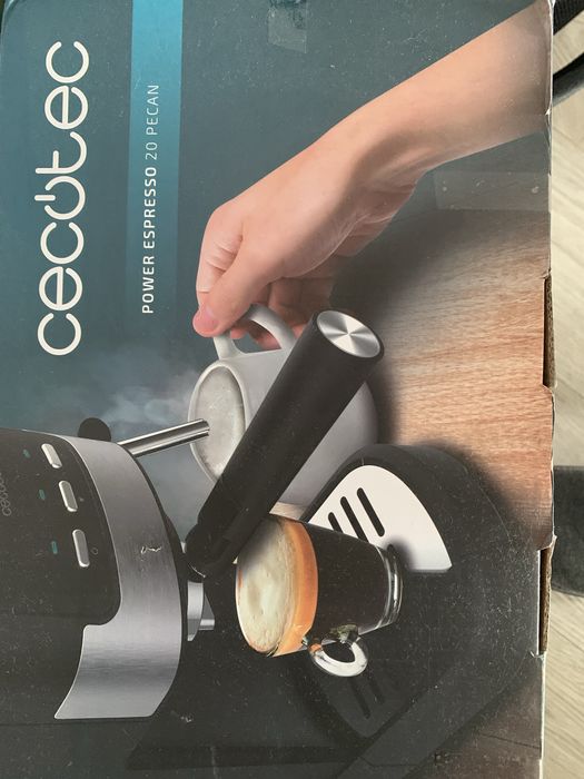 Maquina Café Cecotec Power Expresso 20 pecan