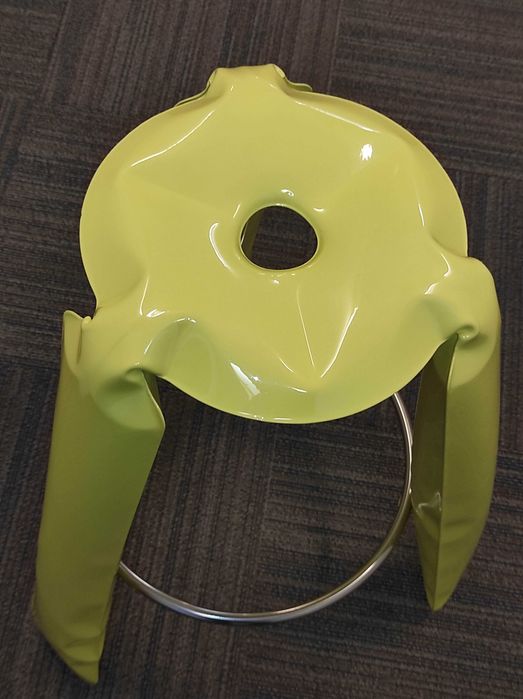 Stołek barowy hoker Zięta Plopp taboret żółty Yellow Glossy 1016 75 cm