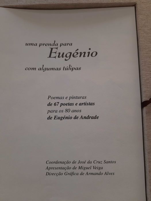 Uma Prenda para Eugénio com Algumas Túlipas