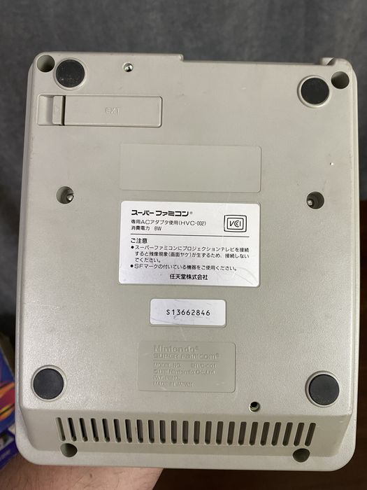 Nintendo Super famico ntsc j без відео шнура