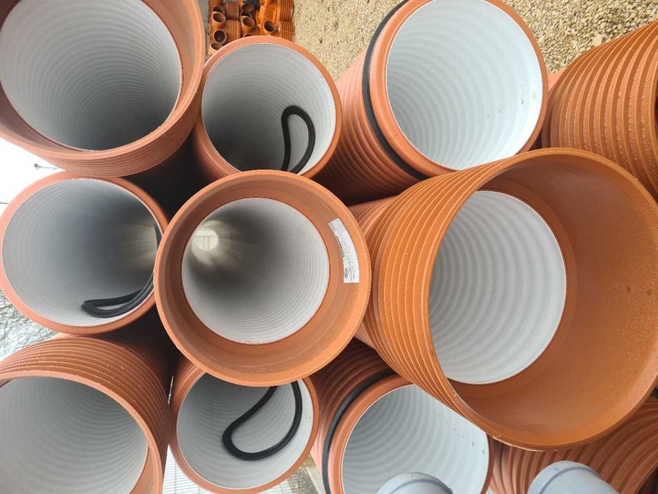 Rury kanalizacyjne karbowane na mostek zjazd rura przepustowa mostkowa