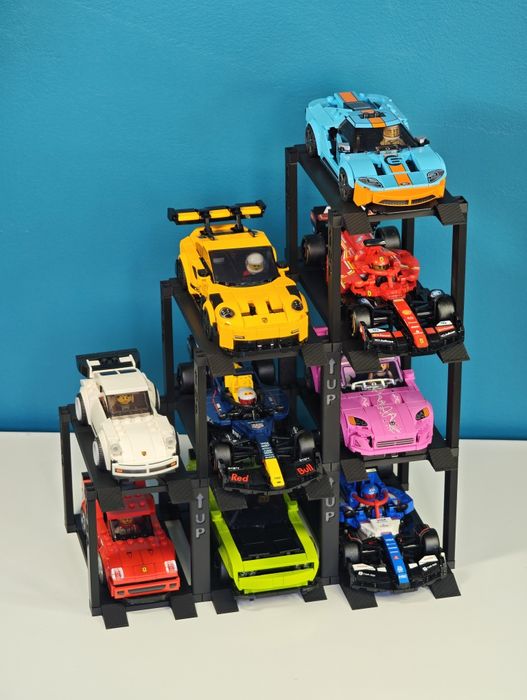 Modułowy Garaż na 9 Furmuł 1 LEGO Speed Champions