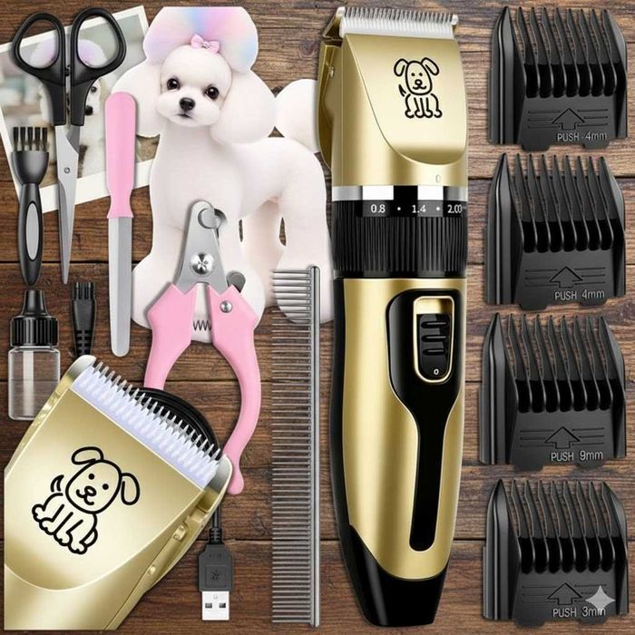 NOWA Profesjonalna Maszynka Do Strzyżenia Psa Zwierzat Włosów Dla Psów