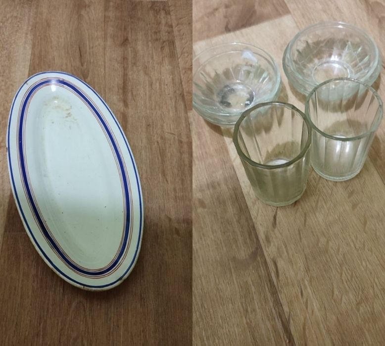 Столовые приборы посуда и хрусталь