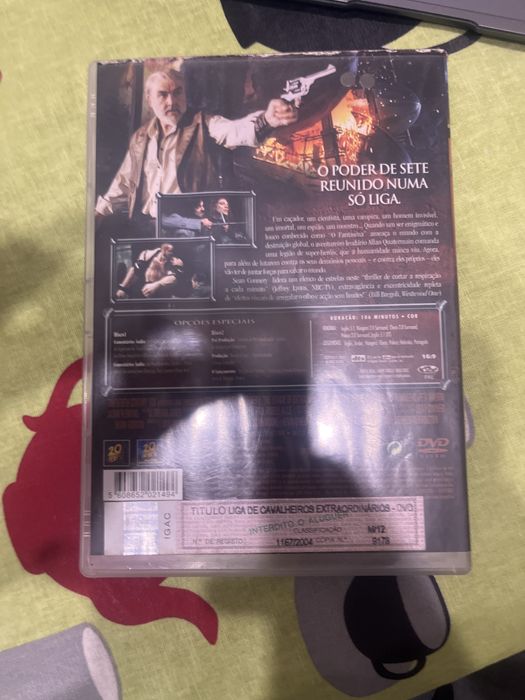 DVD liga de cavalheiros extraordinarios (edicao especial)