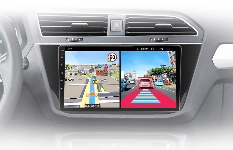VW Tiguan 2016–2020 – Radio Android 15 10" CarPlay Android Auto 2GB/64GB GPS Nawigacja Stacja Multimedialna WiFi Bluetooth DSP PL