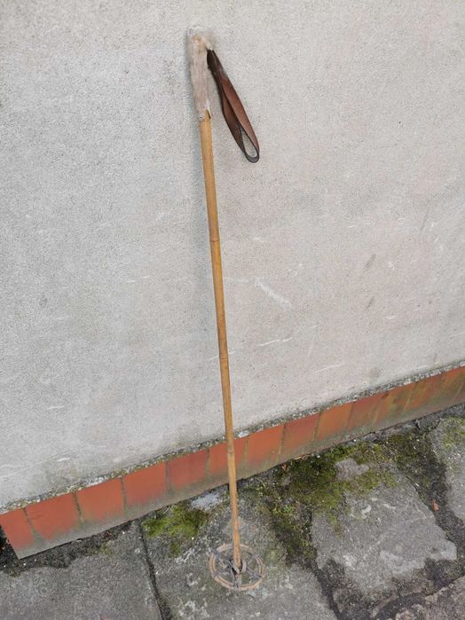 Stary zabytkowy kijek do nart 3 Rzesza