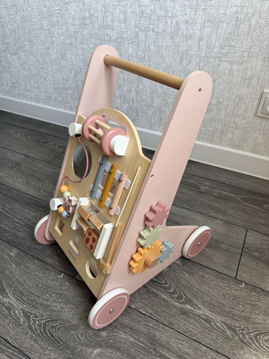 Дитячі ходунки-каталка Viga Toy PolarB з бізібордом