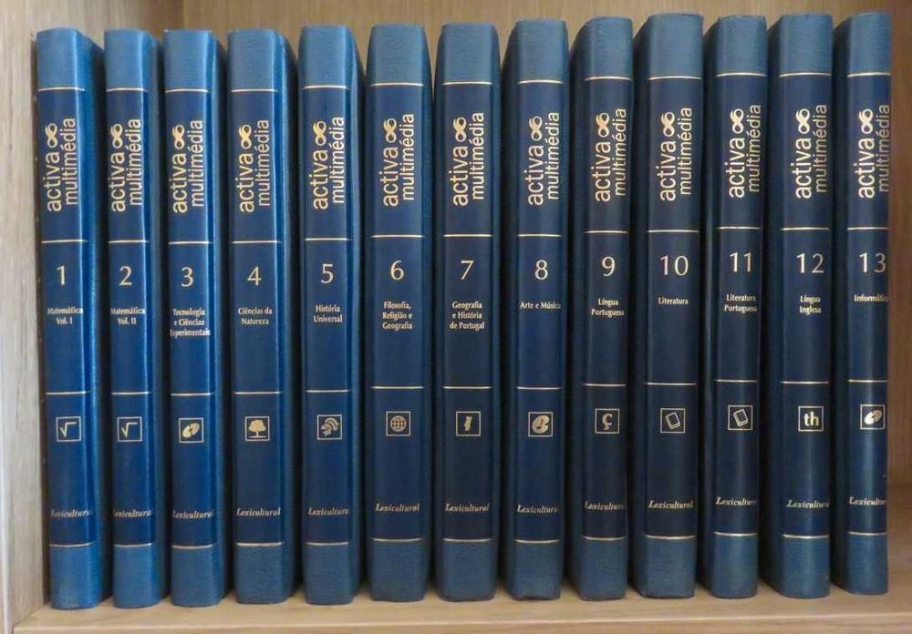 Enciclopédia Activa & Multimédia (13 volumes, completa)