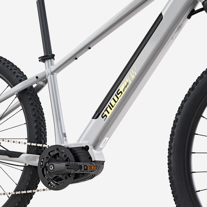 Bicicleta BTT Elétrica Semirrígida STILUS Off Road Cinzento-claro