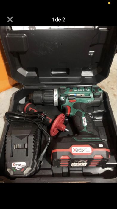 Aparafusadora Parkside X20-  Nova com Martelo