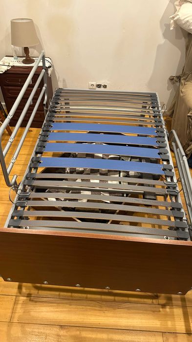 Cama Articulada + Colchão Sanitário Viscoelástico Impermeável