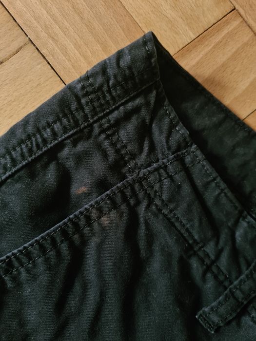 Krótkie spodenki szorty cargo bojówki czarne Jack&jones M