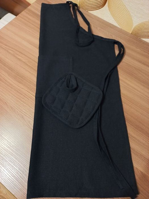 Фартух кухонний з прихваткою