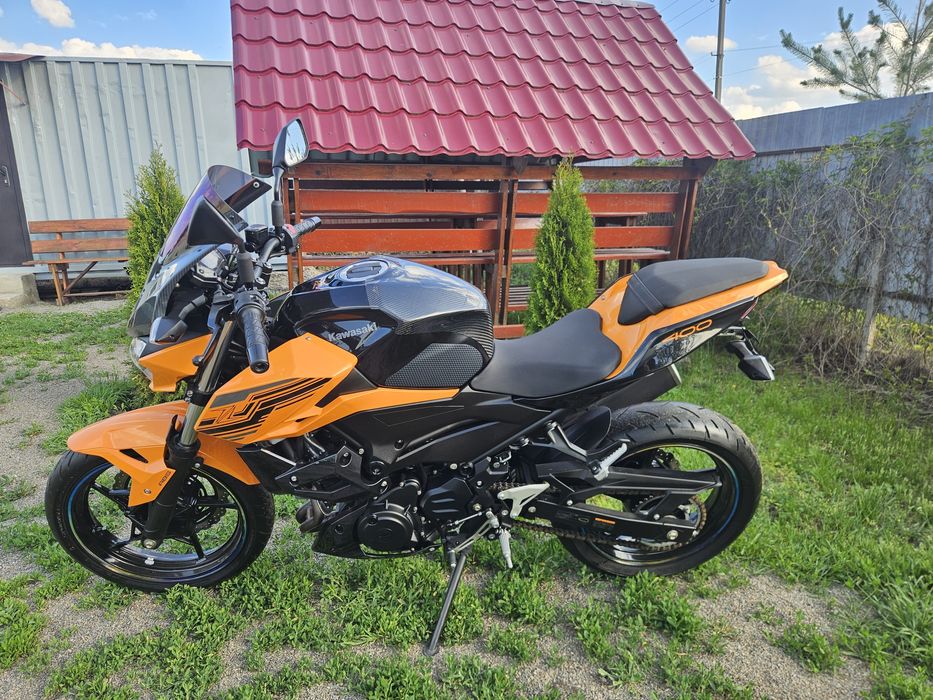 Состояние НОВОГО!Продажа Kawasaki z400 400 2019року-з Японії пробіг:4000км стокмото кавасаки Z400