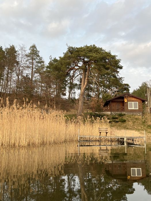 Domek letniskowy,Kaszuby, własna linia brzegowa!