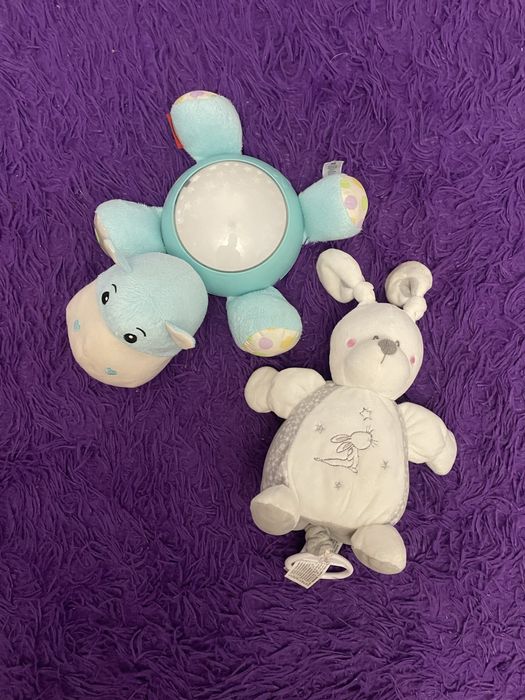 Музичний нічник-проектор Фішер Прайс Гіпопотам Fisher-Price Hippo