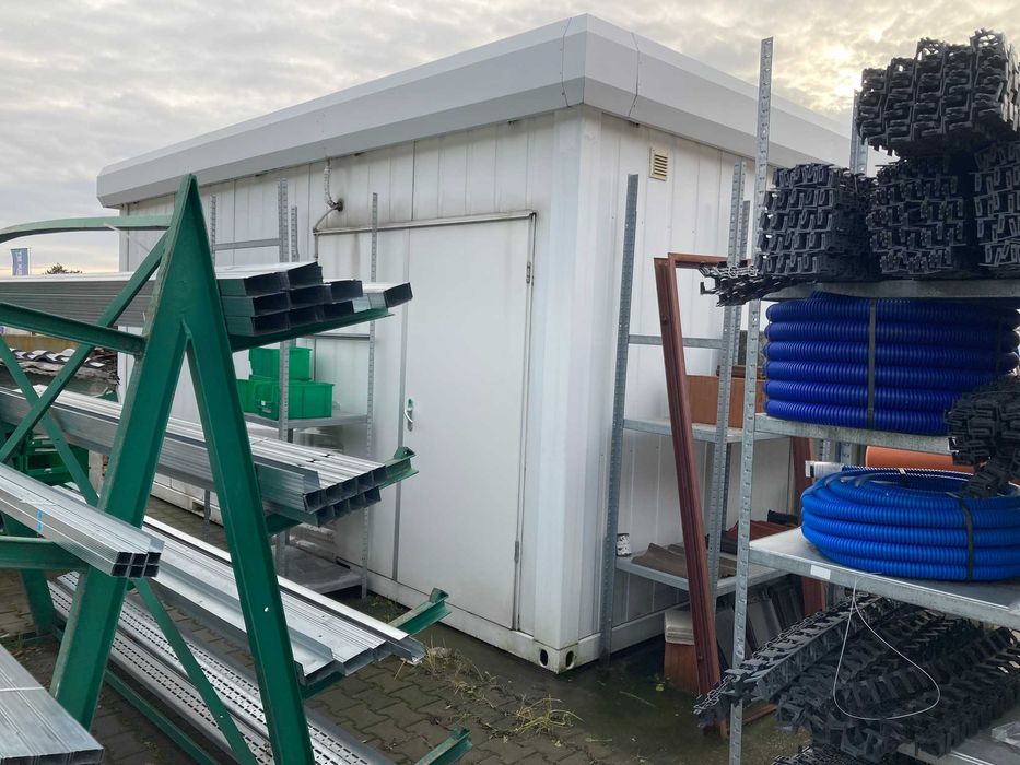 Pawilon handlowy kontenerowy modułowy, ok. 60m2, stan bardzo dobry