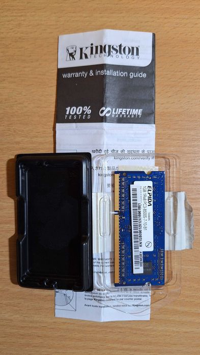 Pamięć - ASUS - 1 GB - 1Rx8 PC3-8500S-7-10-B1 - DDR3 - Taiwan