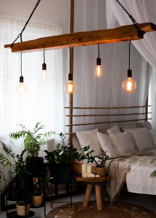 Rustykalna lampa Loft 1