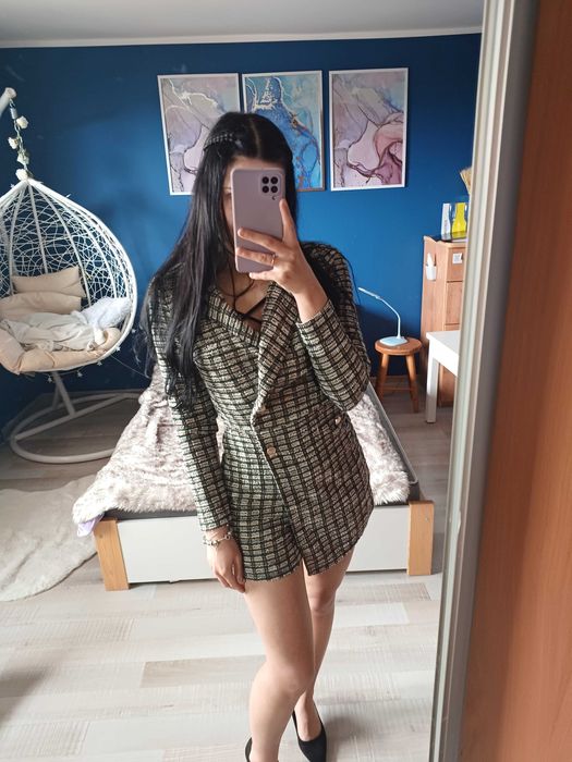 Nowy kombinezon Mohito XXS żakietowy kombinezon guziki
