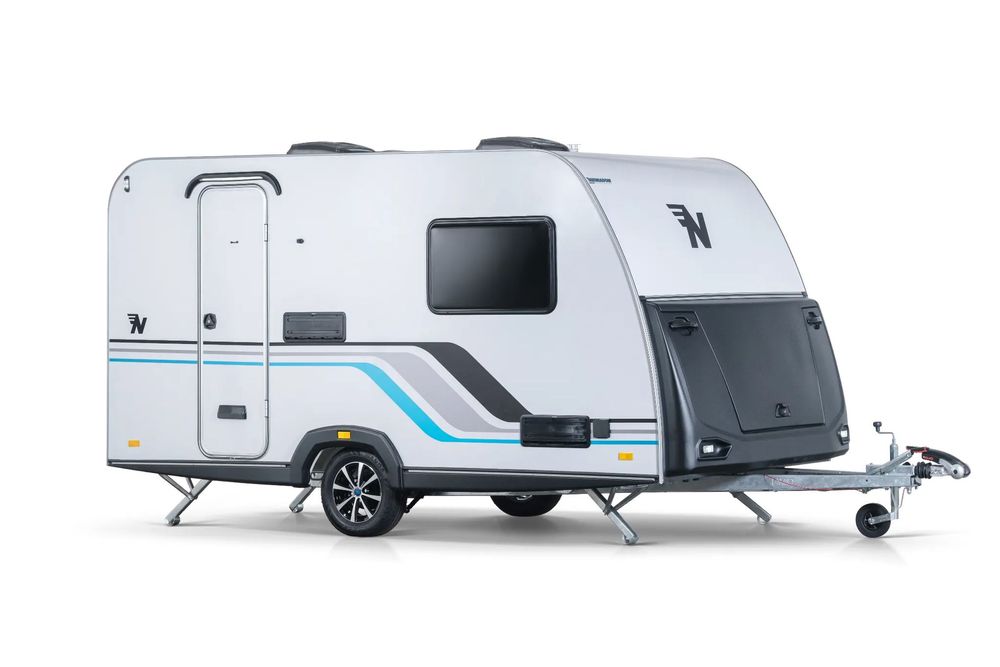 Niewiadów N-CROSS 3 BLACK nowy model przyczepy kempingowej NIEWIADÓW  NOWOŚĆ 3 osobowa przyczepa NIEWIADÓW N-Cross 3 BLACK