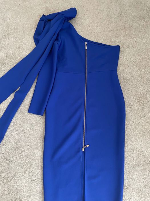 Vestido elegante de cerimónia Azul