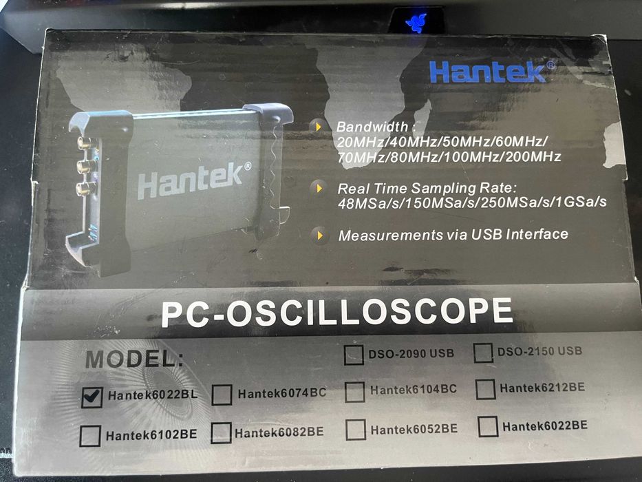 Hantek Oscyloskop ,analizator stanów logicznych