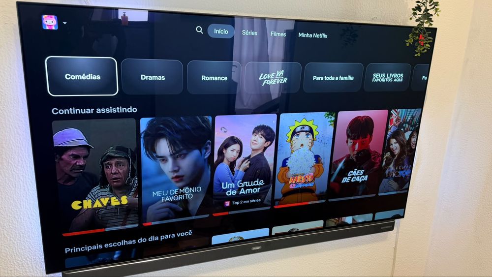 Smart tv haier 65 polegadas linda tv