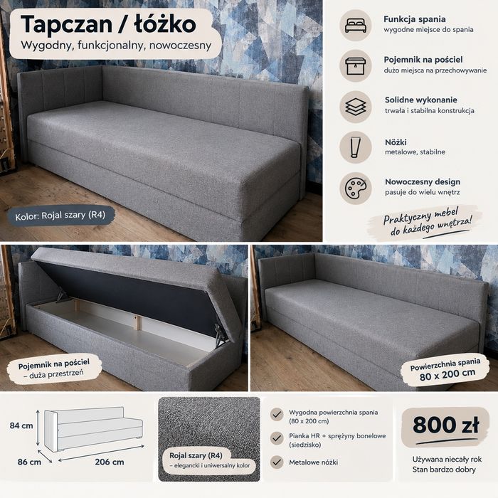 Tapczan Manilla Bodzio