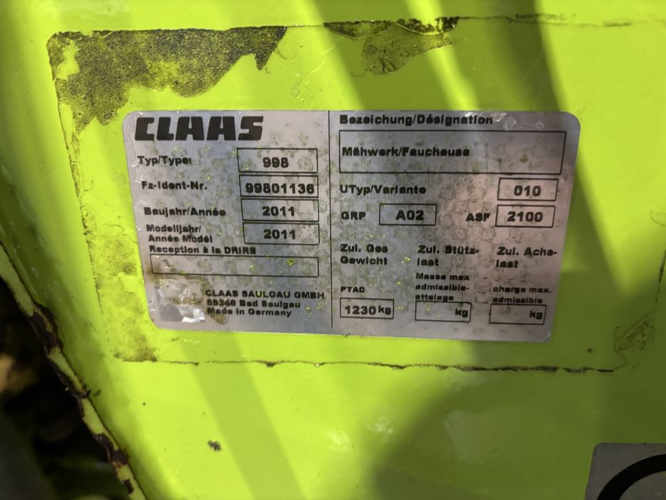 Kosiarka dyskowa Claas Disco 3500 Contour 3,4m krone vicon pottinger