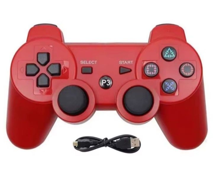 Kontroler Pad PS3 Czerwony Bezprzewodowy Nowy Wysyłka OLX Gwarancja