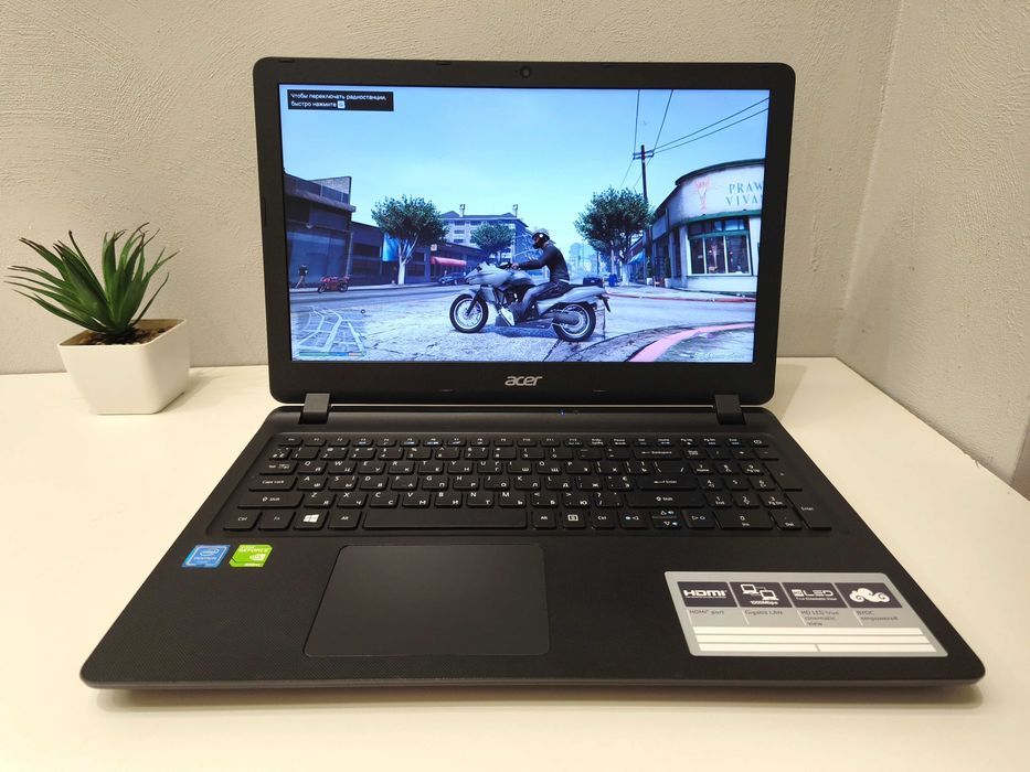 Acer 15.6 Отличный игровой ноут / HD|4Core|250SSD|Nvidia 920MX|8GBDDR