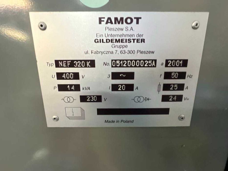 Tokarka manualna Gildemeister CNC NEF320-K