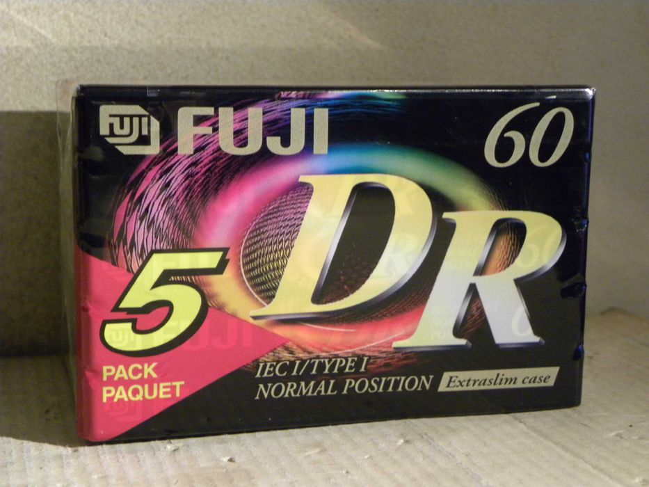 NOWE 5 pak FUJI DR 60 normal position 5 kaset magnetofonowych