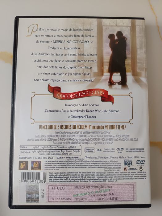 DVD música no coração