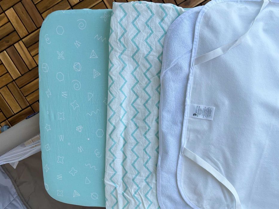 Berço Chicco Next2Me Essential — impecável + protetor + 2 lençóis