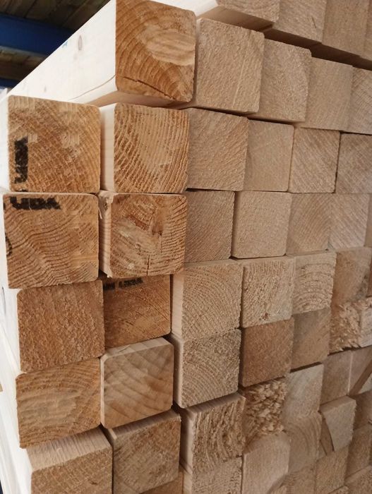 Barrote Casquinha Branca 3000x70x70mm